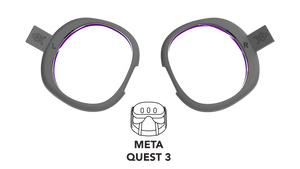 Extra Frames- Meta Quest 3 VR Non-Prescription Lens Inserts