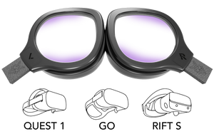 Reloptix Oculus/Meta Quest 1, Rift S, Go VR Prescription Lens Insert Kit